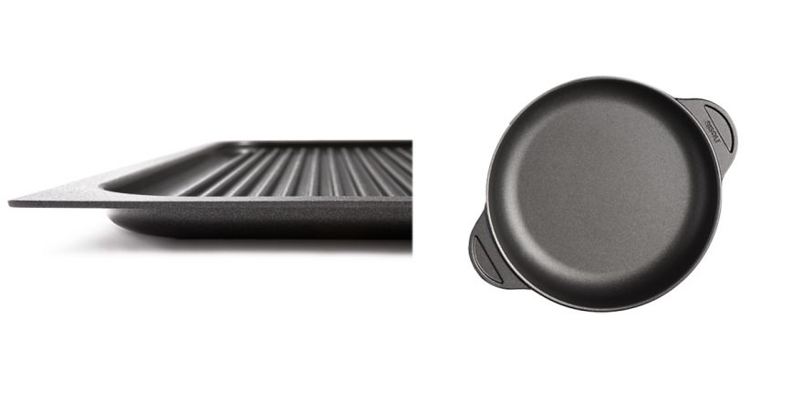 piastre in alluminio pressofuso antiaderenti